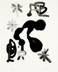 Joan Miró Espanja 1893-1983-Utan titel, ur Album 13.