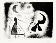 Joan Miró Espanja 1893-1983-Utan titel, ur Album-13