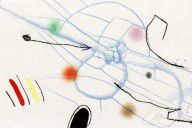 Joan Miró Espanja 1893-1983--Utan titel, ur Le marteau sans maitre. (d)