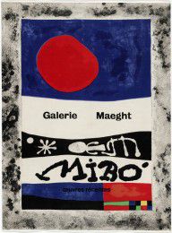 ZYMd-5505-Galerie Maeght, Miró, Oeurvres Récentes 1954
