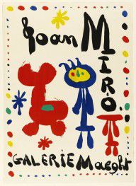 ZYMd-61349-Poster for Joan Miro, Galerie Maeght 1948