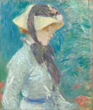 Young Woman with a Straw Hat-ZYGR52193