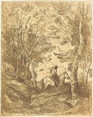 Horseman in the Woods, Large Plate (Le Grand Cavalier sous bois)-ZYGR50787