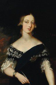 8161573 Portrait of the young Queen Victoria