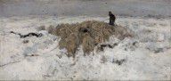 Anton_Mauve-Yhfz0Flock_of_sheep_with_shepherd_in_the_snow-Yhfz0-Yhfzt