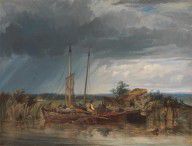 George_Chambers-YhfzTwo_Fishing_Boats_on_the_Banks_of_Inland_Waters_-Yhfz