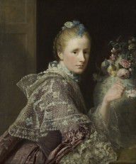 Allan Ramsay The Artist's Wife- Margaret Lindsay of Evelick2C c 1726 1782 