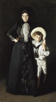 John Singer Sargent Portrait of Mrs. Edward L. Davis and Her Son, Livingston Davis 