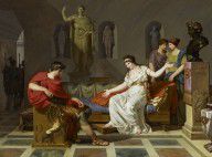 Louis Gauffier Cleopatra and Octavian 