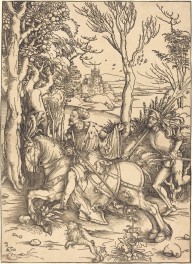 The Knight on Horseback and the Lansquenet-ZYGR619