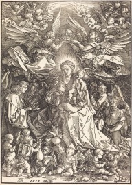 The Virgin Surrounded by Many Angels-ZYGR6802