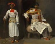 Two Studies of an Indian from Calcutta, Seated and Standing-ZYGR136016