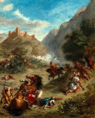 Arabs Skirmishing in the Mountains-ZYGR50686