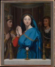 法国 安格尔  圣母的崇拜 