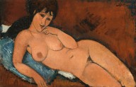Nude on a Blue Cushion-ZYGR46521