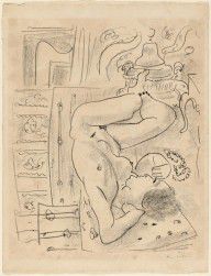 Upside-Down Nude with Stove (Nu renversé au brasero)_1929