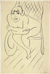 Nude in Rocking Chair (Nu au rocking chair)_1913
