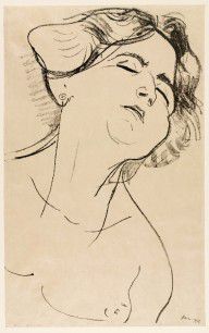 Woman's Head, Eyes Closed (Tête de femme, les yeux clos)_1906