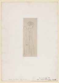Standing Figure, Head Lowered (Figure debout, tête baissée)_1914