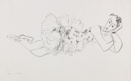 Henri Matisse-Danseuse allong�e, t�te accoud�e (Dix danseuses). 1925.