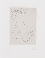 Henri Matisse-Nu � genoux, bras derri�re la t�te. 1930.