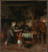 Jan Steen (Dutch The Satyr and the Peasant Family 