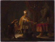 Rembrandt Harmensz. van Rijn (Dutch Daniel and Cyrus before the Idol Bel 