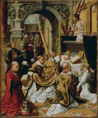 Adriaen Ysenbrandt (Netherlandish, active 1510 1551) The Mass of Saint Gregory the Great 