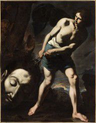 Andrea Vaccaro-David with the Head of Goliath