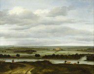Anthonie Van Borssom-Panoramic Landscape near Rhenen with the Huis ter Lede