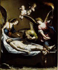 Antonio del Castillo y Saavedra-Dead Christ with Lamenting Angels