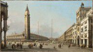 called Canaletto Antonio Canal-Piazza San Marco Looking South and West