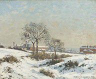 Camille Pissarro-Snowy Landscape at South Norwood