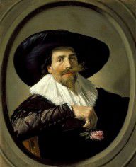Frans Hals-Portrait of a Man (Pieter Tjarck)