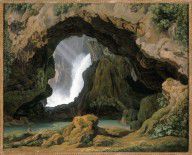 Johann Martin von Rohden-The Grotto of Neptune in Tivoli