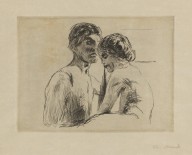 Edvard Munch-Zwei Menschen. 1914.