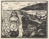 Edvard Munch-Badendes Weib. 1899.