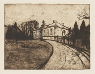 Edvard Munch-Das Haus. 1902.