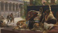 Alexandre Cabanel - Cleopatra having poison tested on prisoners condemned to death