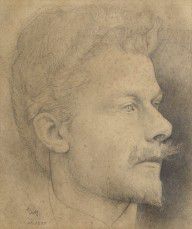 Charles Mertens - Self portrait