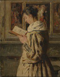 Henri De Braekeleer - Woman Reading 2