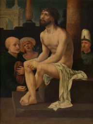 Jan Gossaert (Follower of) - Christ sitting on the Cold Stone