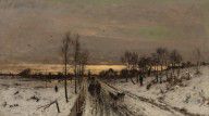 Ludwig Munthe - Winter landscape