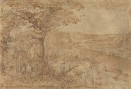 Pieter Brueghel I - Landscape with pilgrims