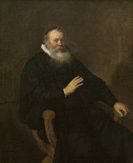 Rembrandt - The preacher Eleazar Swalmius