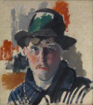 Rik Wouters - Self portrait with green hat
