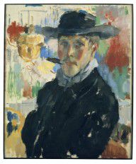 Rik Wouters - Self portrait with sigar