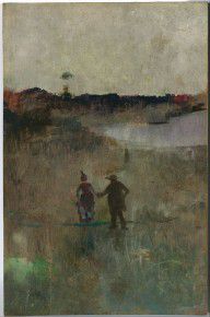 Charles Conder (Landscape with two small figures