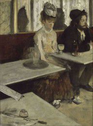 Edgar Degas In a Café 
