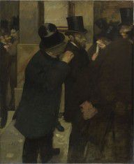 Edgar Degas Portraits at the Stock Exchange 